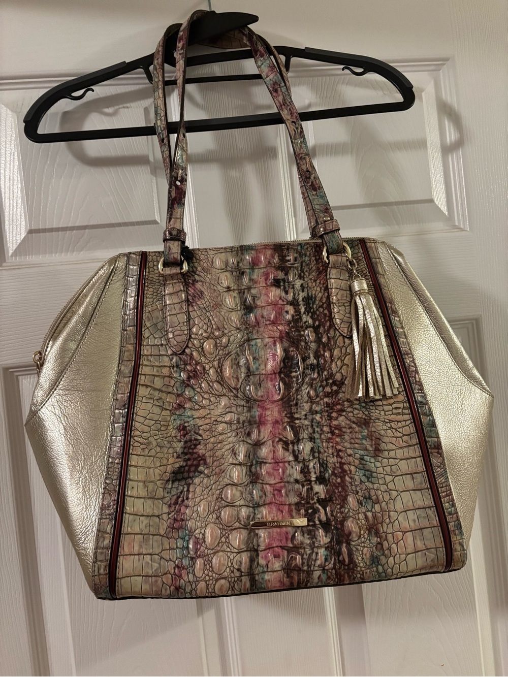 Brahmin Medium Camilia - Amethyst Celestine